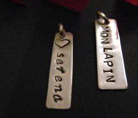 ADD A TAG to Any Necklace, Personalized Necklace, Create Your Own, Design Your Own Necklace, Custom Jewelry, Personalized Jewelry
