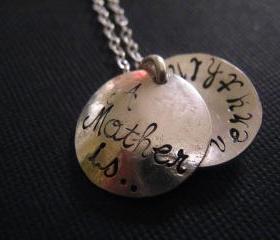Mother's Day Gift, A Mother Is...Everything, Quote Necklace, Locket Necklace, Personalized Jewelry, Personalized Necklace